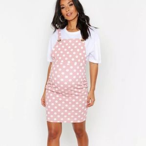 Pink with White Polkadot Maturity Dress